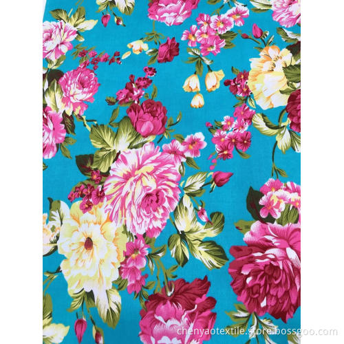 100%Cotton Stretch Twill Poplin Printing Fabric